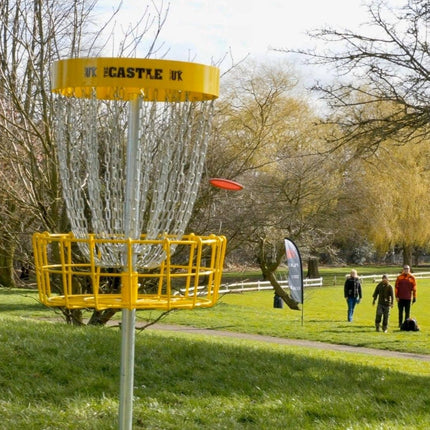 The Castle Basket with Portable Base - Ace Disc Golf