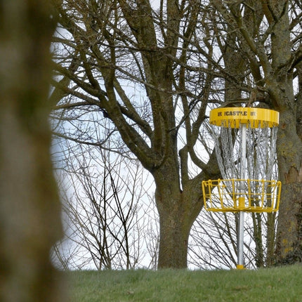 The Castle Basket with Portable Base - Ace Disc Golf