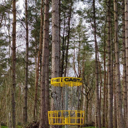 The Castle Basket with Portable Base - Ace Disc Golf