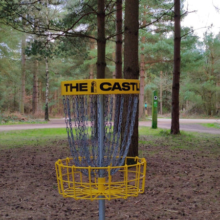 The Castle Basket with Portable Base - Ace Disc Golf