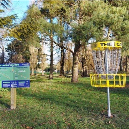 The Castle Basket with Portable Base - Ace Disc Golf