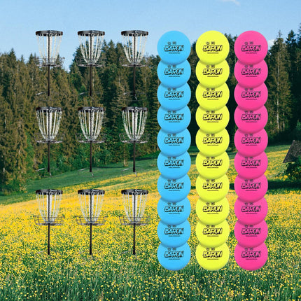 The Keep 9 Basket + 30 Disc Bundle - Ace Disc Golf